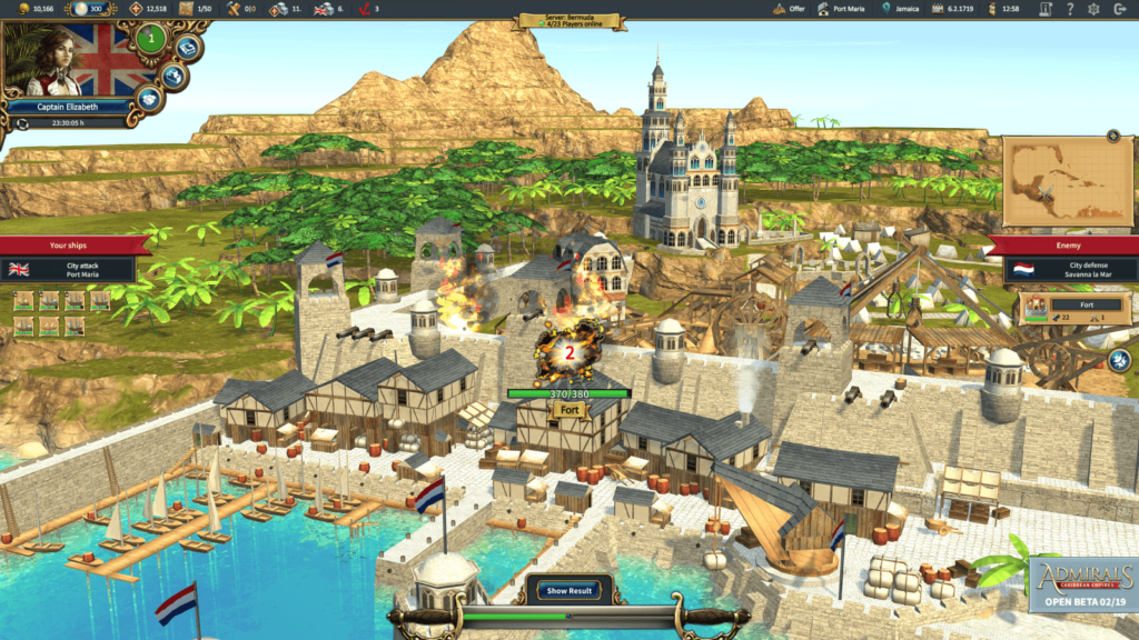 14 Admirals Caribbean Empires OpenBeta 02 19 CityAttack 02 Screenshot min