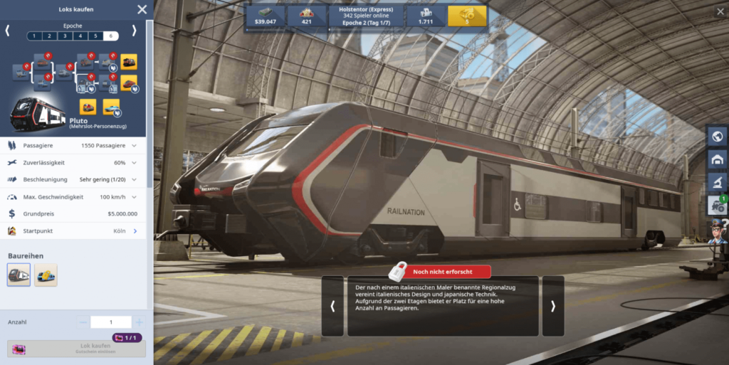 Rail Nation Browsergame