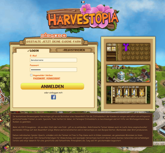 Harvestopia Browsergame