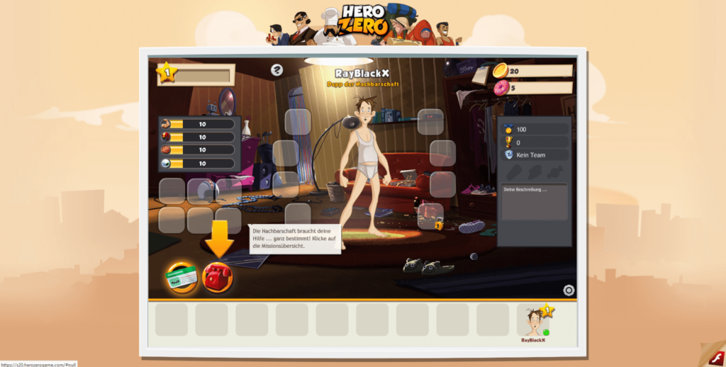 Hero Zero Screenshot 1