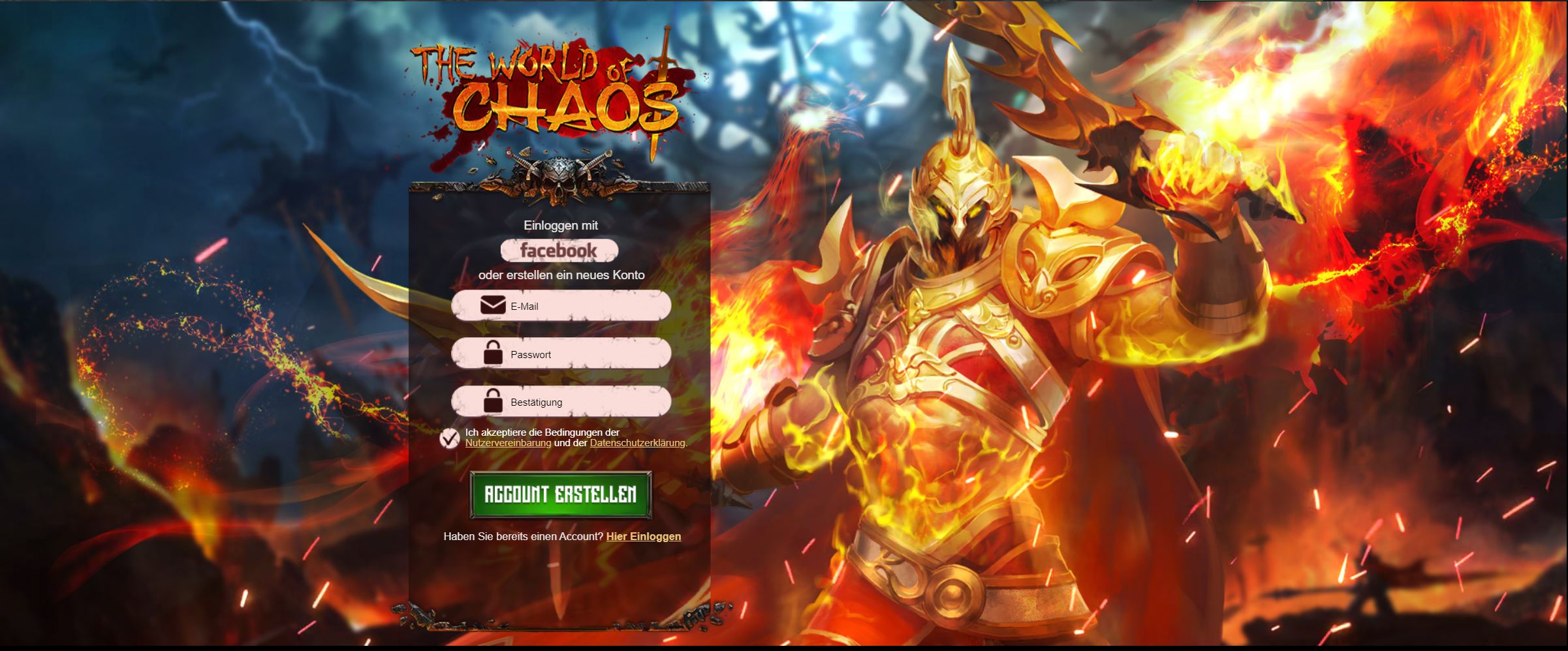 world of chaos webseite