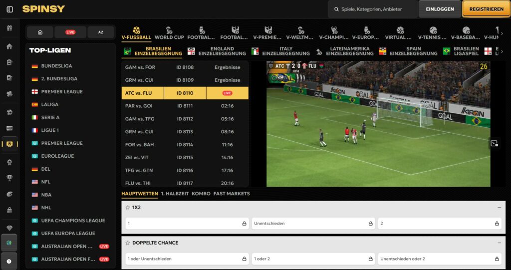 spinsy casino live wetten