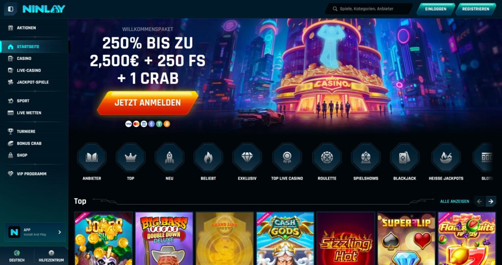 Ninlay Casino Startseite