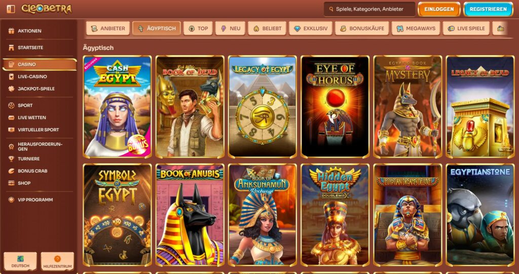 cleobetra casino agypten slots