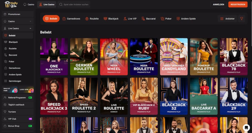 hollywin live casino